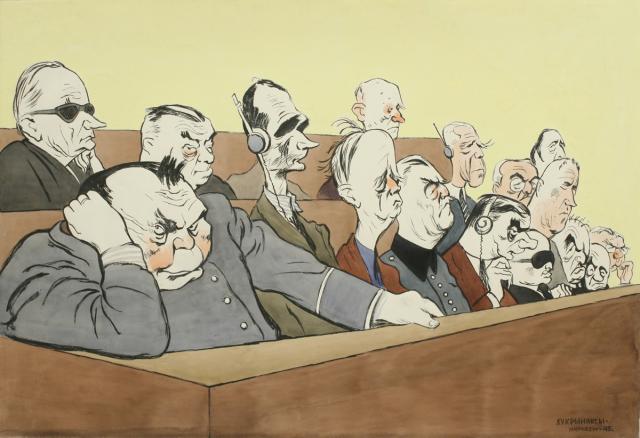 Кукрыниксы. «С последним годом». 1945 Кукрыниксы. «С последним годом». 1945
